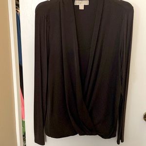 Michael Kors Women’s Long Sleeves Surplice Tops